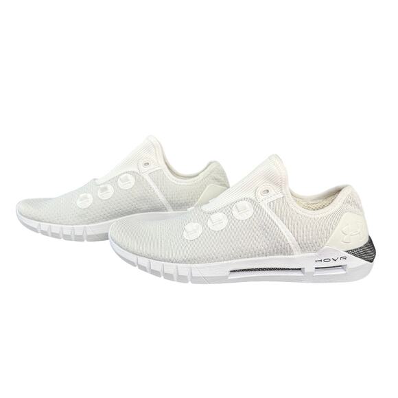 Under Armour UA Instant Icon Hovr Slk Shoes Womens 8 White Gym Run Work No Laces - Picture 8 of 10